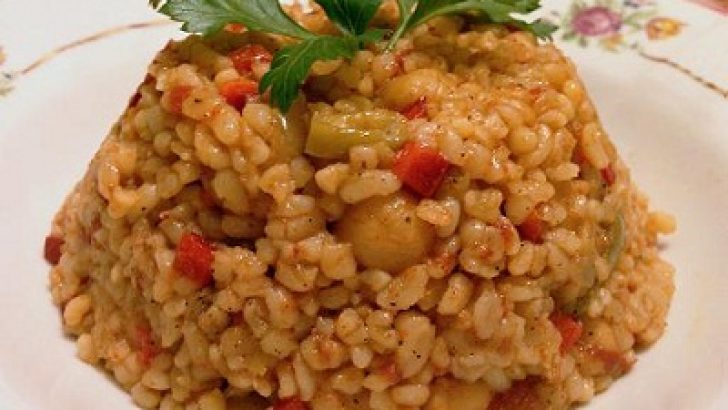 Sebzeli Bulgur Pilavı Tarifi