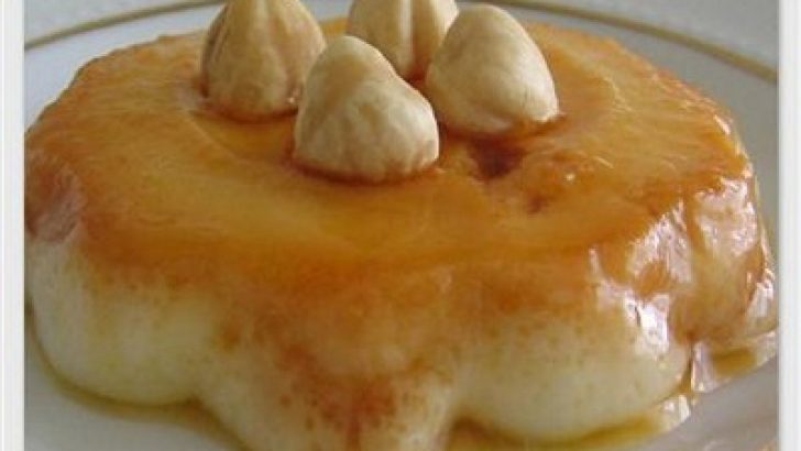 Karamelli Fındık Muhallebisi Tarifi