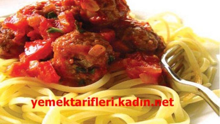 Köfteli Spagetti Tarifi