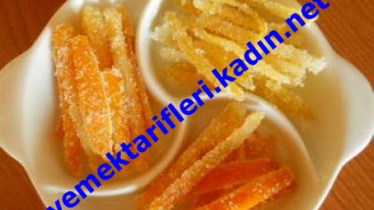 Limon Kabuğu Şekerlemesi Tarifi