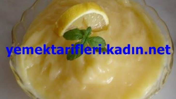 Limon Kreması Tarifi