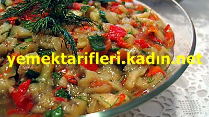 Kıymalı Patlıcan Salatası Tarifi