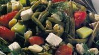 Peynirli Bezelyeli Börülce Salatası Tarifi